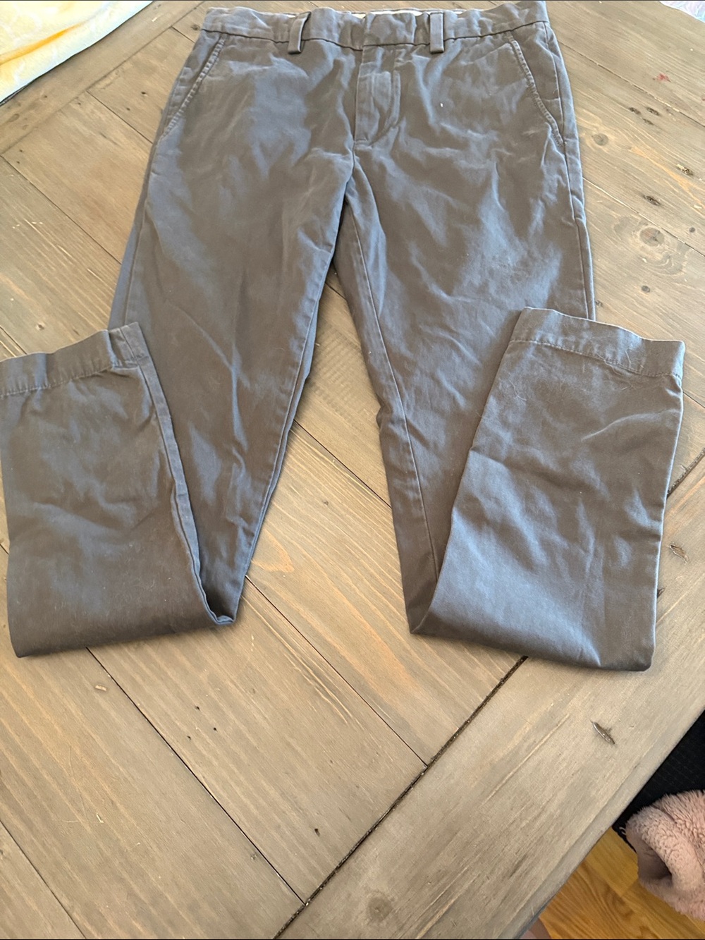Banana Republic Khaki Fulton Chino Pants  grey
28x32